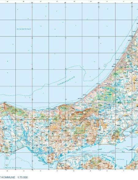 Kort Over Jammerbugt Trap Danmark. Kort over Jammerbugt Kommune af Trap Danmark  Kort Over Jammerbugt