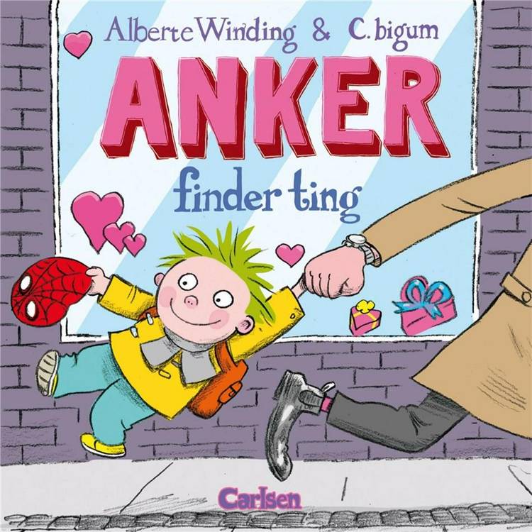 Anker finder ting, Alberte Winding, børnebog, billedbog, Claus Bigum